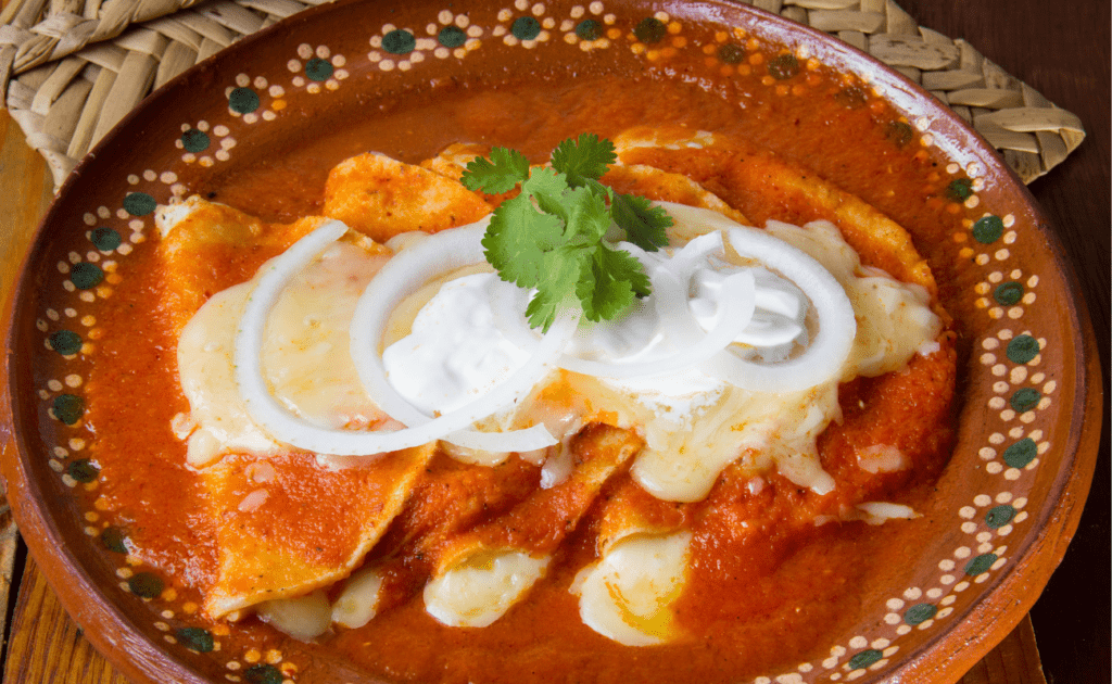 enchiladas rojas