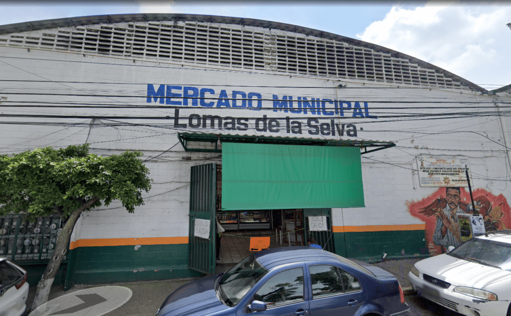 entrada del mercado municipal en morelos