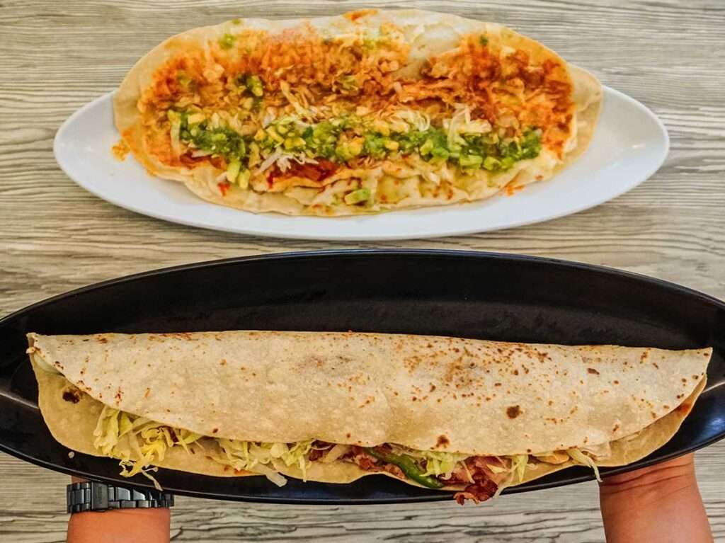 machetes o quesadillas gigantes