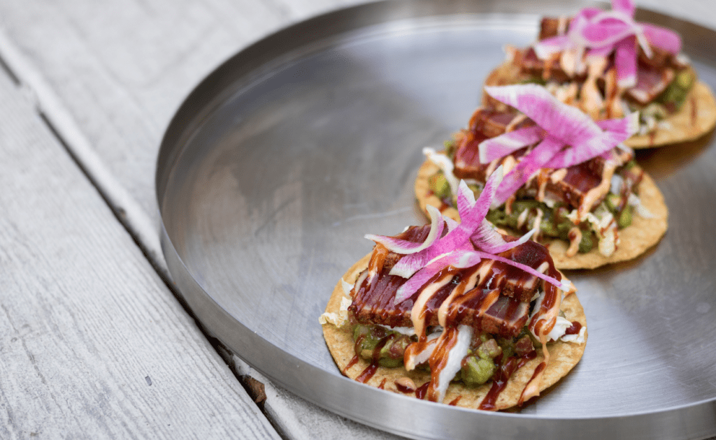 tostadas de atún