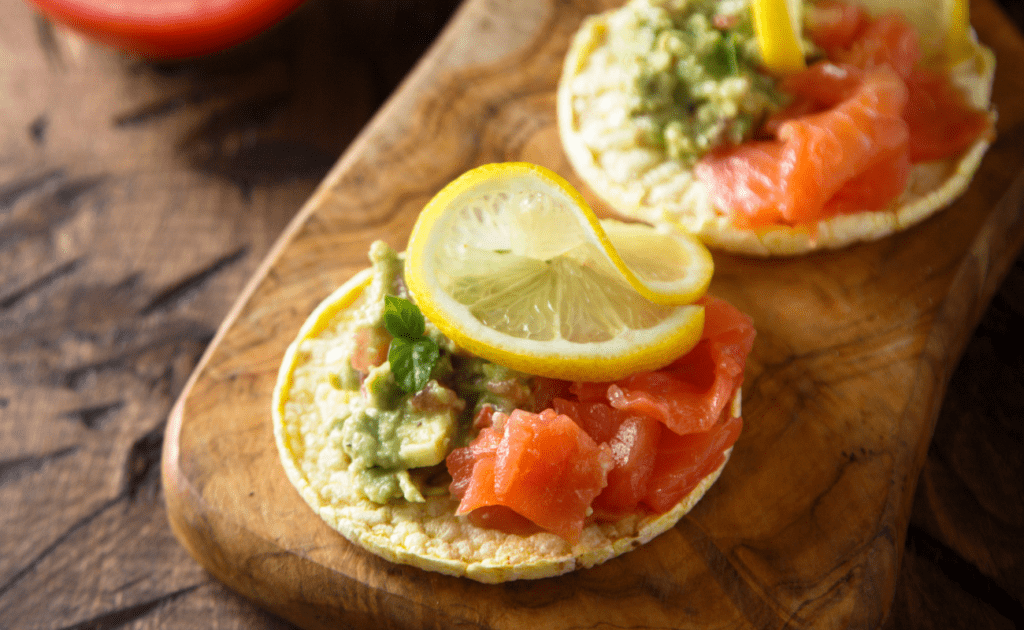 tostadas de guacamole