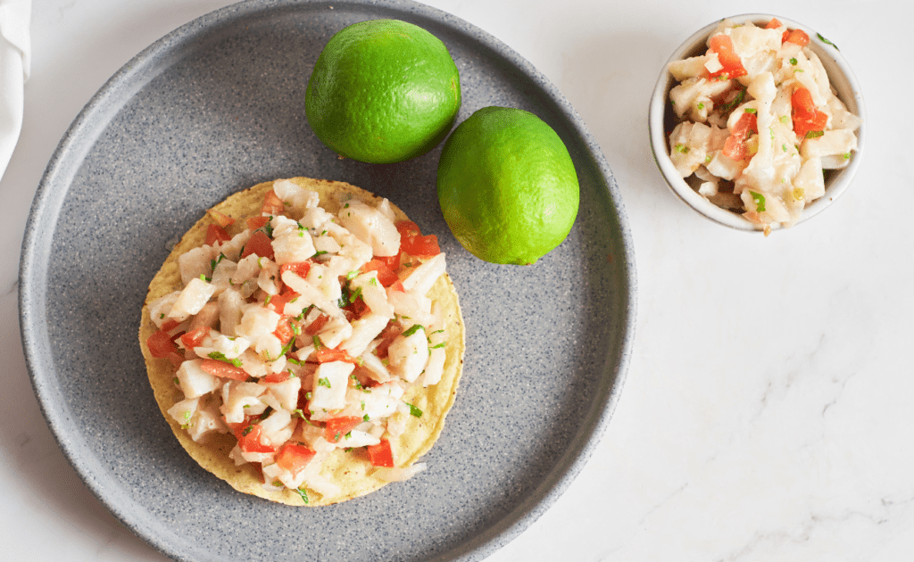 tostadas de jaiba