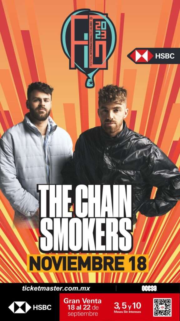 THE CHAINSMOKERS FIGLEÓN23