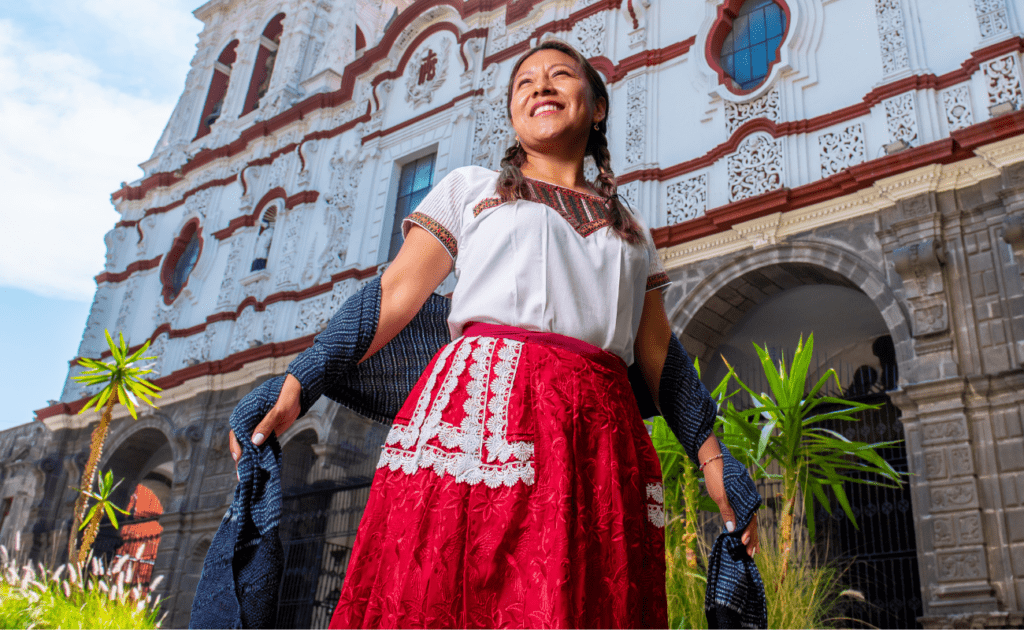 traje tipico de mujer indigena