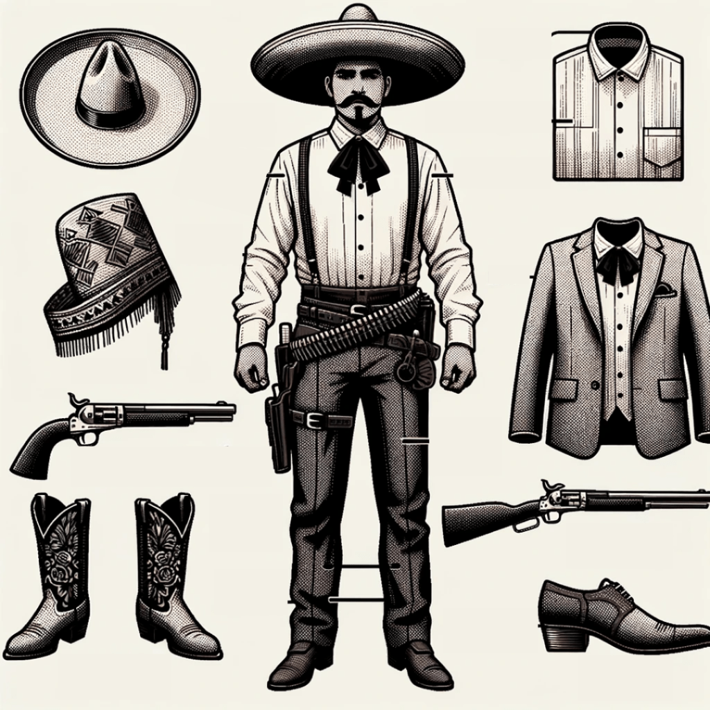 traje de charro estilo Emiliano Zapata