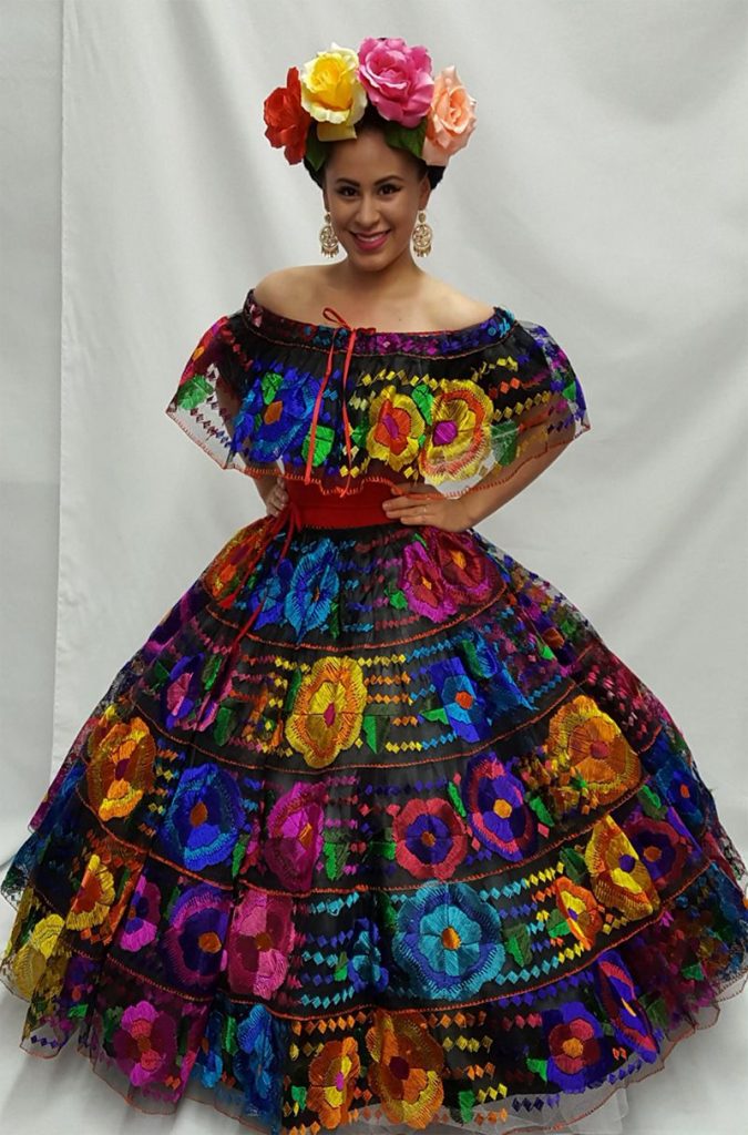 vestido tradicional de Chiapas